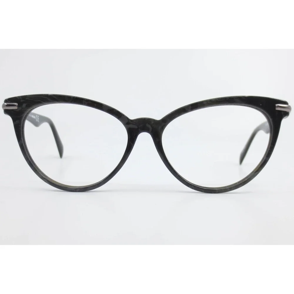 Diesel DL 5193-3 005 Cat Eye Eyeglasses Marbled Black Grey Frames 54-15-140